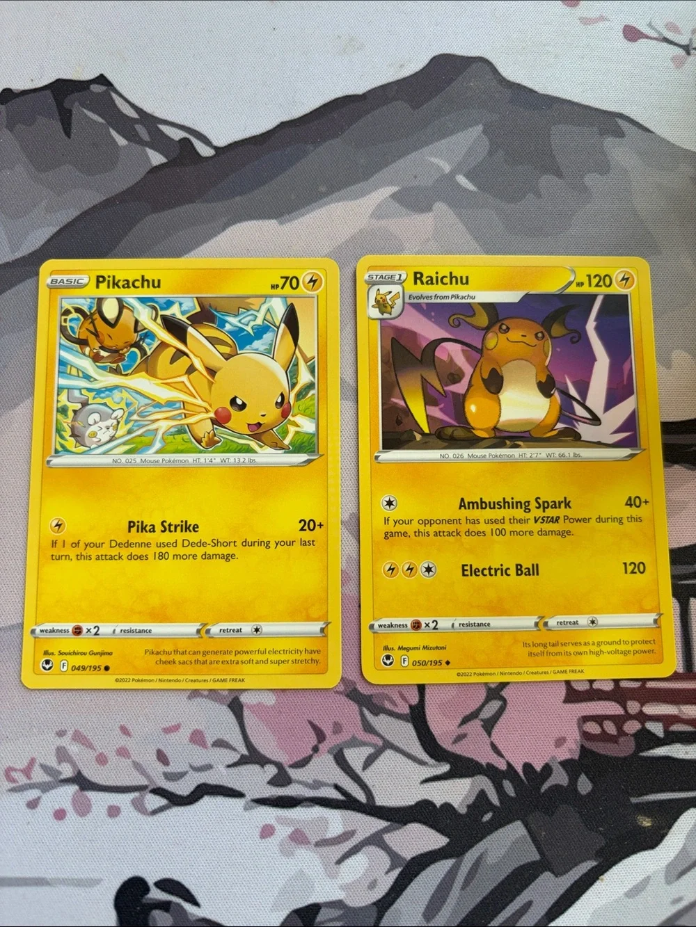 Pikachu & Raichu Evolution Line Pairs | Silver Tempest Pokémon TCG | ✨5/$25